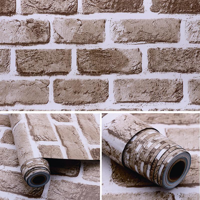 [HCM]10M GIẤY DÁN TƯỜNG SĂN KEO GẠCH Nhiều màu (45cm x 10m). Không thấm nước không độc hại hoàn toàn thân thiện với môi trường WallpaperHPM