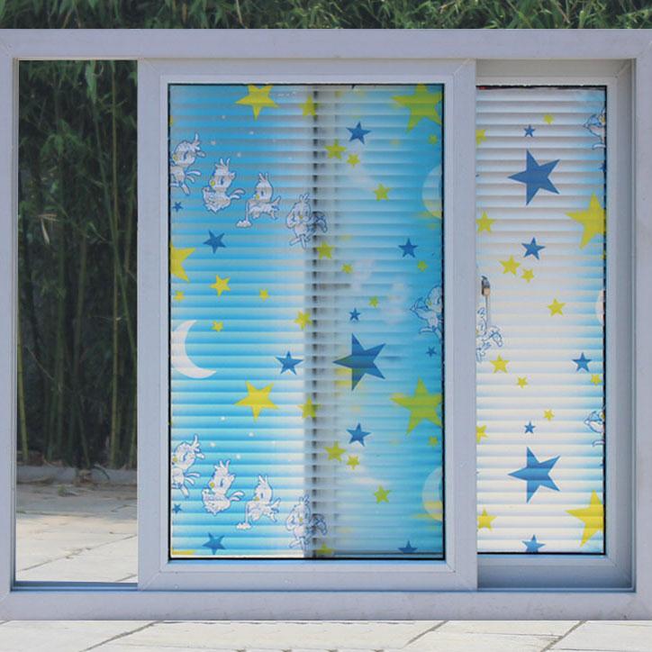 [Lấy mã giảm thêm 30%]Giấy dán kính phòng tắm phòng khách che ánh sáng cửa số [khổ 60cm] - HPGLASS Hình ảnh sắc nét bền đẹp không bay màu