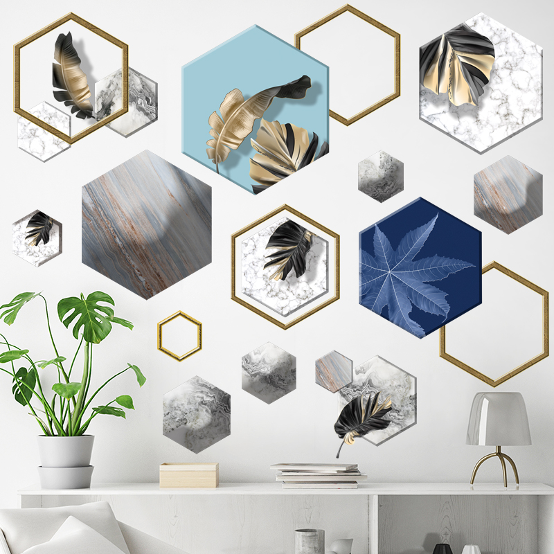 Decal dán tường Sticker dán tường in chất lượng cao có keo mặt sau mẫu Phong cách vintage ZH51