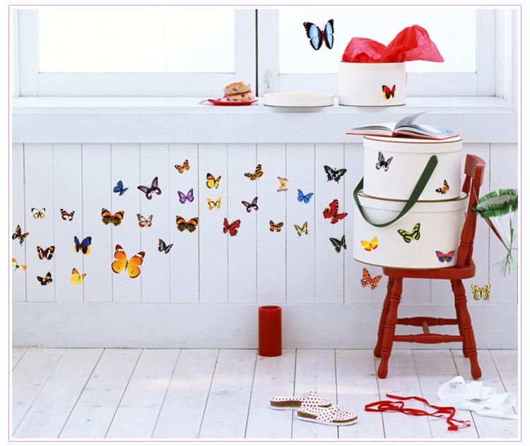 Decal dán tường đàn bướm AY1043A framedecals