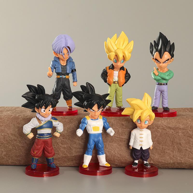 [Combo 06] Mô hình Dragon Ball Combo 06 nhân vật Songoku, Calich, CaDich, combo cao 7.5cm bao nét, Figure Son Goku Dragonball, Đồ chơi toy