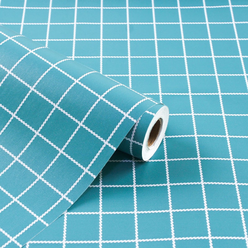 Giấy dán tường kẻ ô phong cách sang trọng Hàn Quốc Khổ 5M HPMWallpaper. Độ bền cao keo bám chắc tuổi thọ giấy lâu.