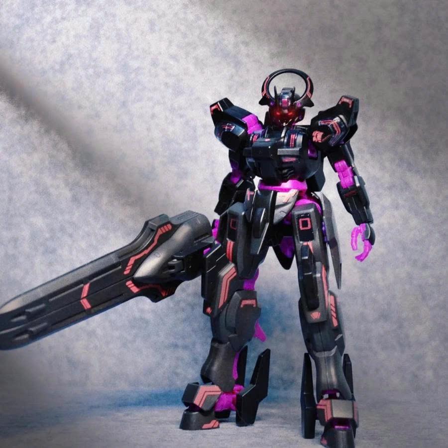 (Tặng Base) Mô hình Lắp ráp Gundam HG 1/144 Schwarzette Fighter Gundam Đồ chơi Toy đồ chơi lắp ghép