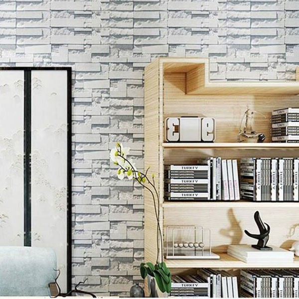 [HCM]10M GIẤY DÁN TƯỜNG SĂN KEO GẠCH Nhiều màu (45cm x 10m). Không thấm nước không độc hại hoàn toàn thân thiện với môi trường WallpaperHPM