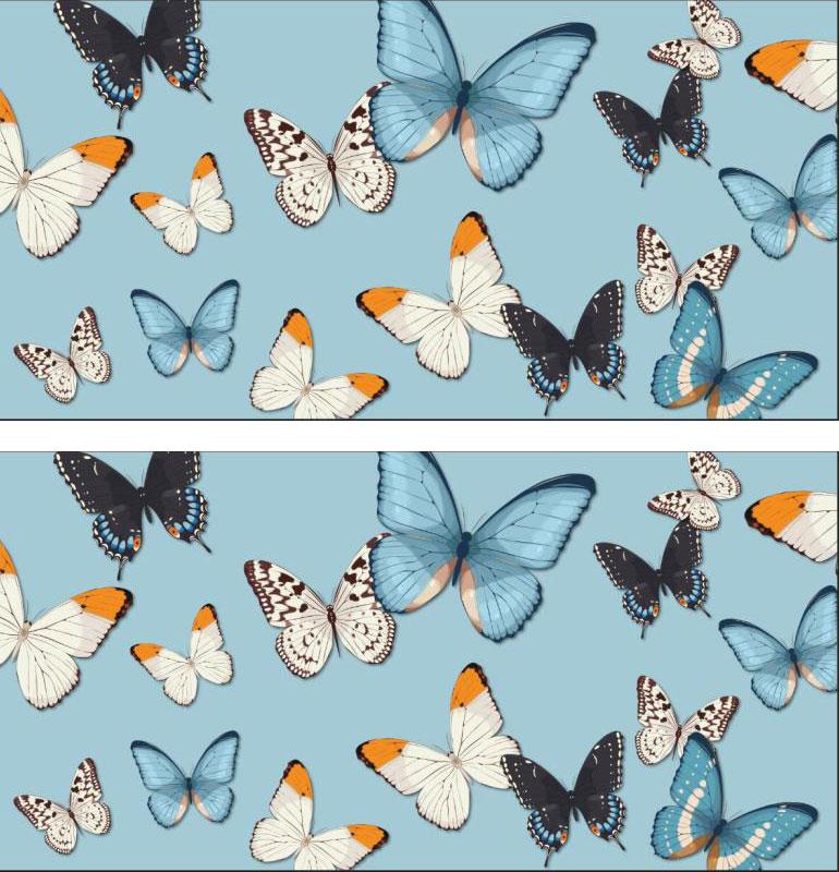 [60*120CM] Decal dán tường-decal trang trí -ĐÀN BƯỚM-Decal nguyên miếng