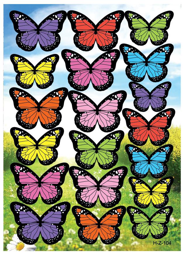 Sticker trang tri đàn bướm H-Z-104 framedecals