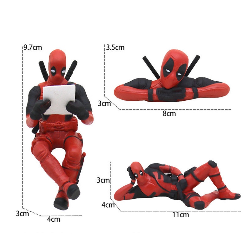 Mô Hình Deadpool Siêu Nhân DC Combo 3 mô hình Figure Toystationvn