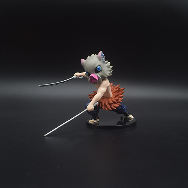 Mô hình Tanjirou, Nezuko, Zenitsu, Inosuke, Uzui,thượng huyền lục Guytaro cao 14cm Figure Kimetsu No Yaiba