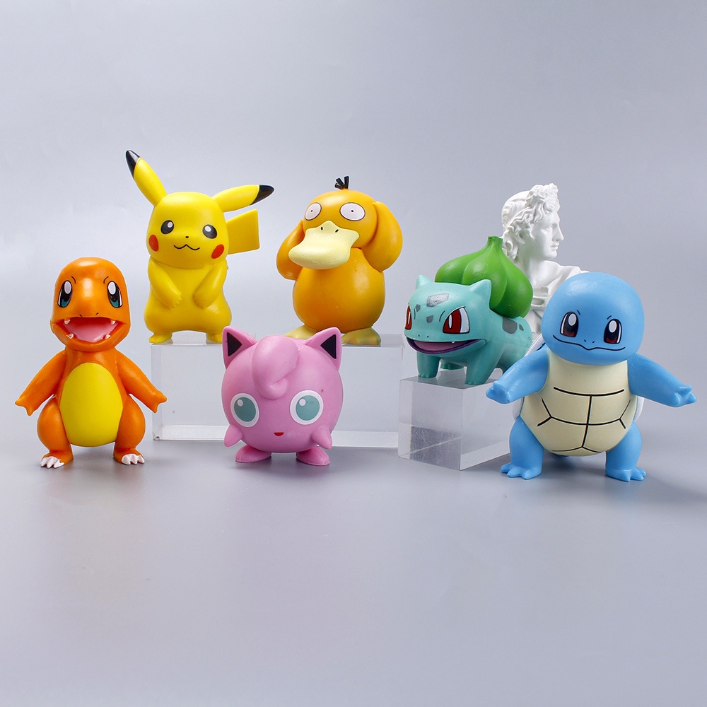 Combo 6 Mô hình Pokemon siêu cute chất liệu nhựa ABS