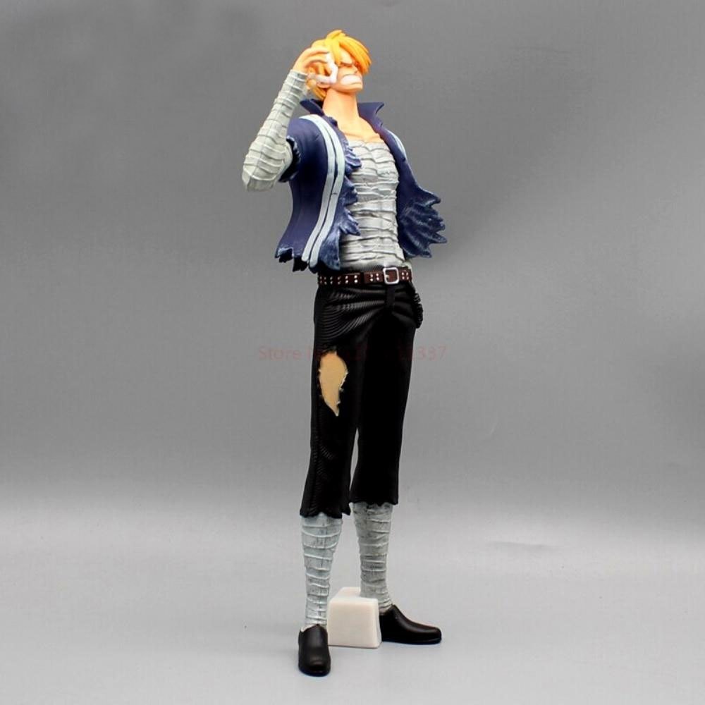 Mô Hình OnePiece Sanji hút thuốc - Cao 29.5cm - nặng 440gram + Có BOX + Phụ kiện 1 đế kẹp chân - Figure OnePiece