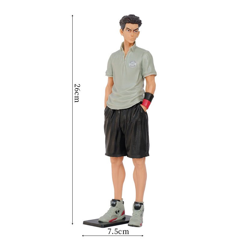 Mô hình nhân vật truyện bóng rổ Slam Dunk Miyagi cao 26 cm cute figure