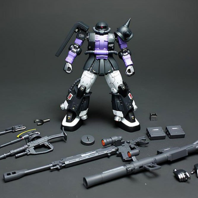 Mô hình lắp ráp robot Gundam Gunpla Bazoka HG 1/144 Chất liệu nhựa loại 1