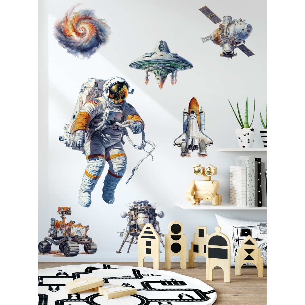 Decal dán tường cho bé Phi Hành Gia XL8335 kiddecals