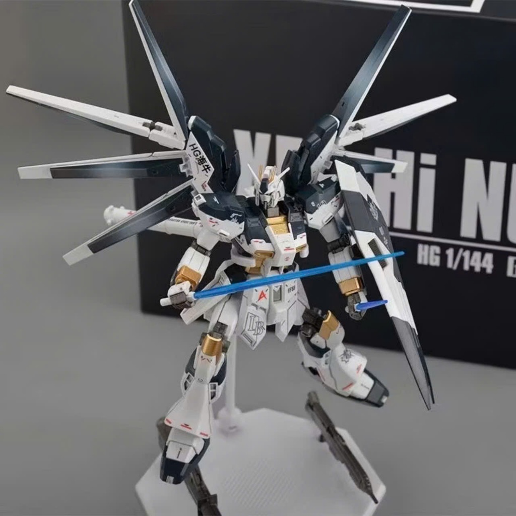 Mô hình Robot Gundam GUnpla Hi Nu V2 HG 1/144 Decal nước Chất liệu nhựa siêu đẹp