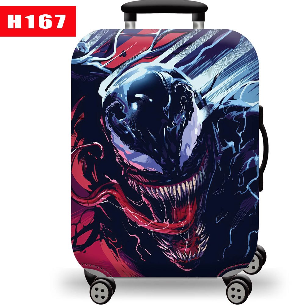 Túi bọc bảo vệ vali - Áo vỏ bọc vali - Trùm vali - Vernom Venom Vải 2 DA, co giãn 4 chiều, Chất liệu siêu dày H167