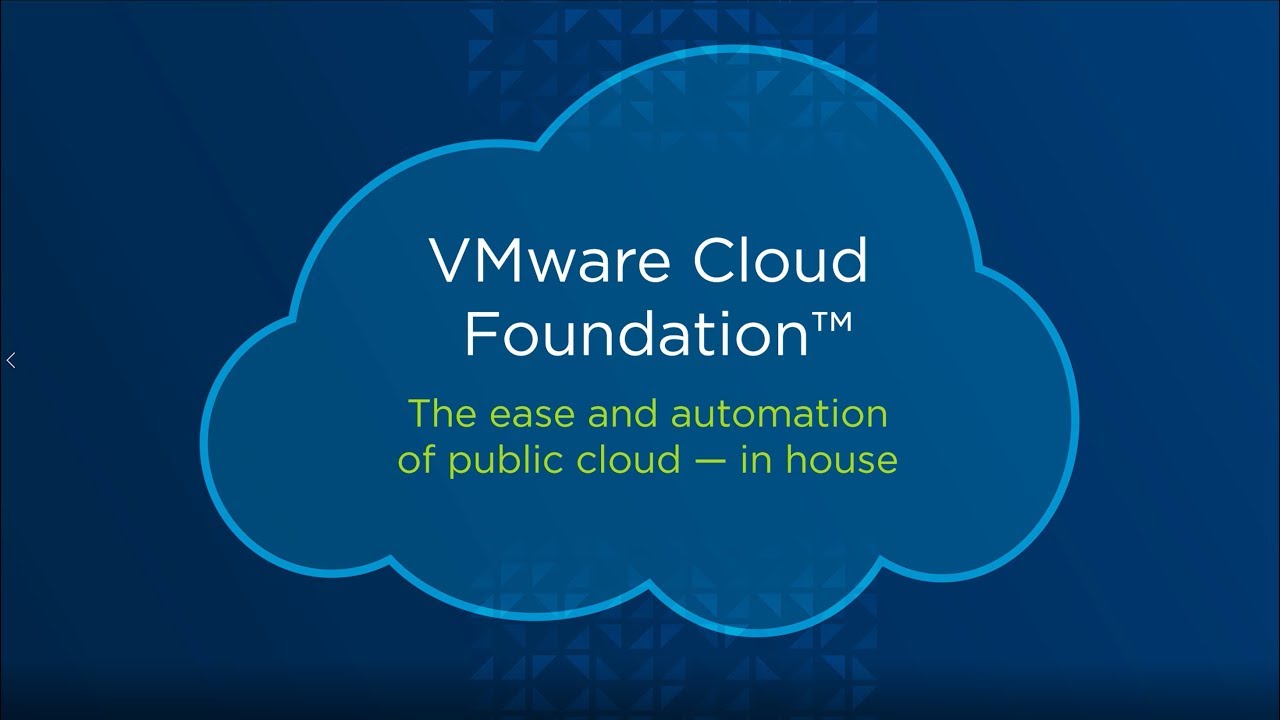 GIẢI PHÁP VMWARE CLOUD FOUNDATION TRÊN DELL EMC VxRAIL