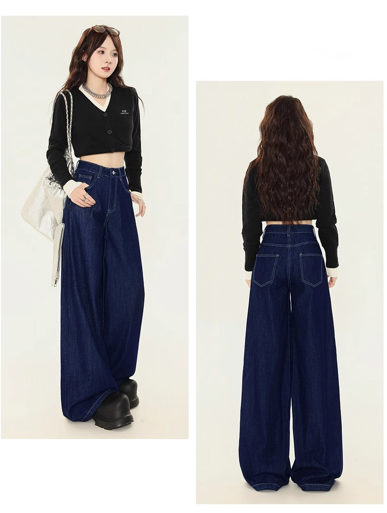 Quần jean ống rộng trẻ trung thời trang quảng châu Xiny QJ049250