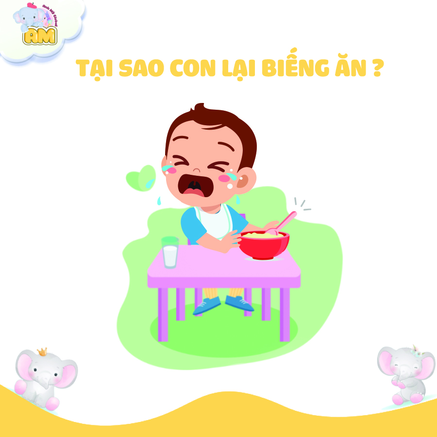 TẠI SAO CON LẠI BIẾNG ĂN