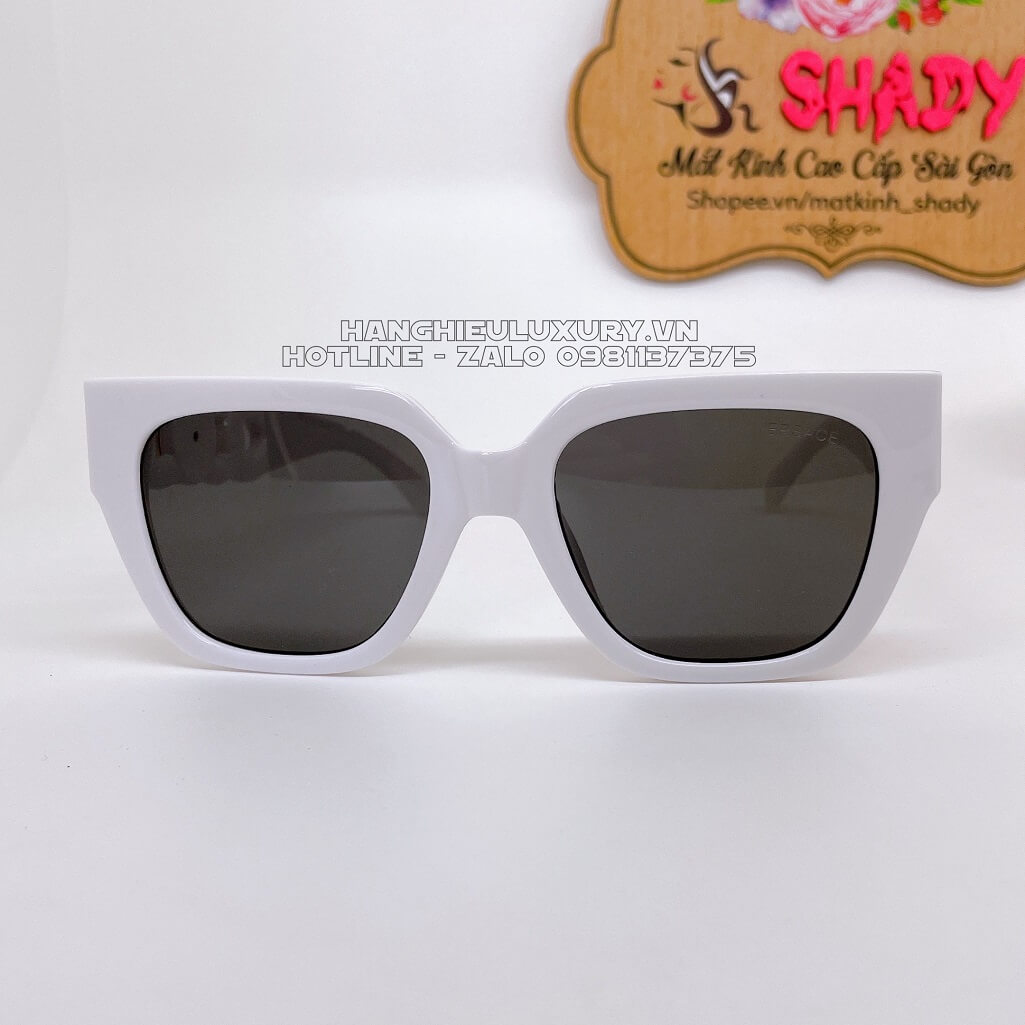 Mắt Kính Versace Havana Gọng Xích Mix Charm Medusa Trắng Hàng Hiệu Luxury