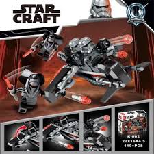 Hướng dẫn lắp ghép Đồ chơi xếp hình thông minh Lego phi thuyền Star Wars 75079 - Quân Đội Bóng Ma Shadow Trooper  K-002