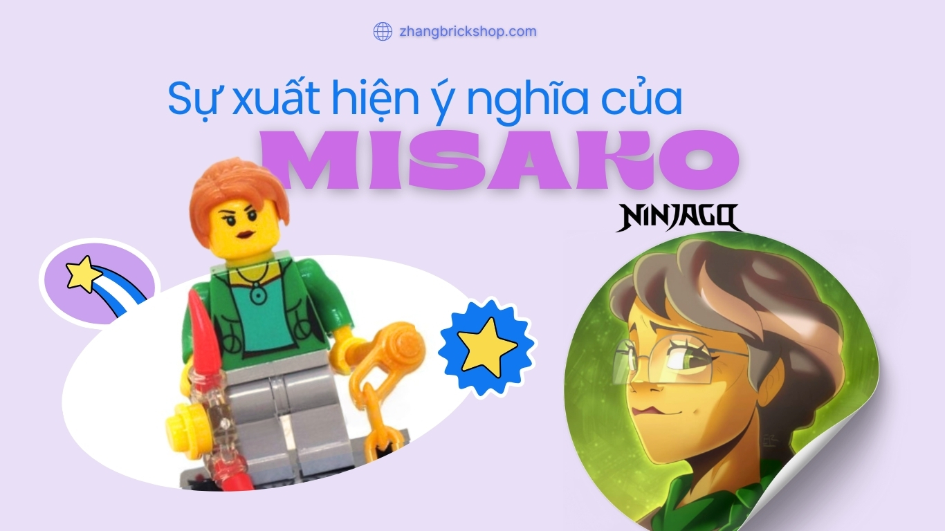 NINJAGO CHARACTERS: SỰ XUẤT HIỆN ĐẦY Ý NGHĨA CỦA MISAKO TRONG TỪNG PHẦN PHIM NINJAGO