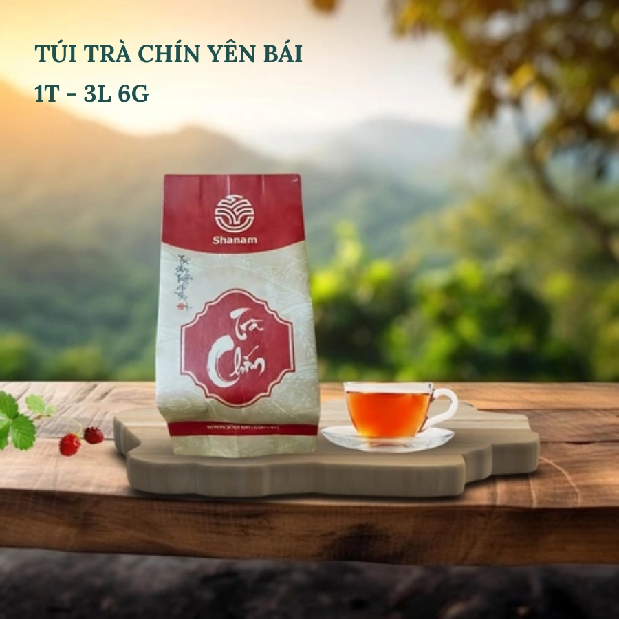 TRÀ VÀNG - TÚI TRÀ CHÍN YÊN BÁI 1 TÔM - 3 LÁ 6G