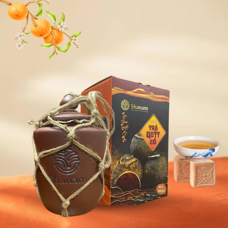 CHUM TRÀ QUÝT CỔ 600G NĂM 2024