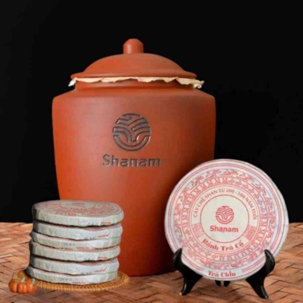 COMBO 3 NĂM CHUM TRÀ VÀNG - BÁNH TRÀ CHÍN YÊN BÁI 1T-2L 300G BTR