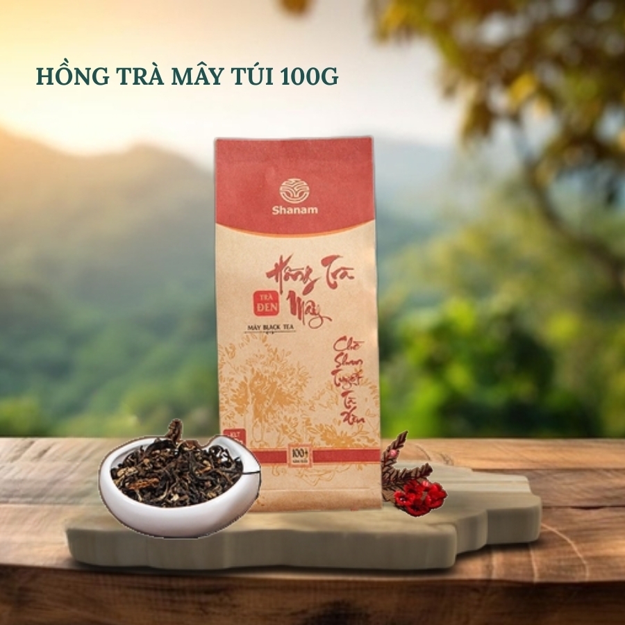 TRÀ ĐEN - HỒNG TRÀ MÂY TÚI 100G