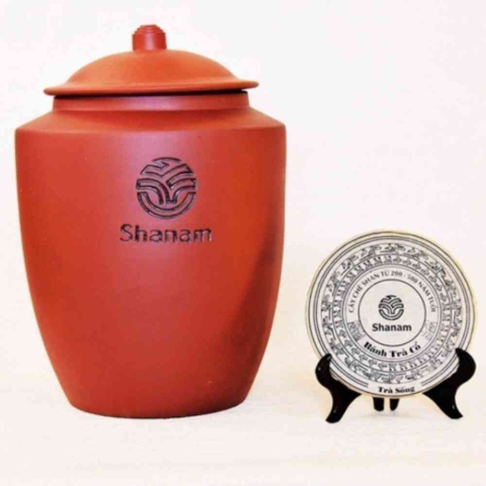 COMBO 7 NĂM CHUM TRÀ VÀNG - BÁNH TRÀ SỐNG YÊN BÁI 1T-2L 300G BTR