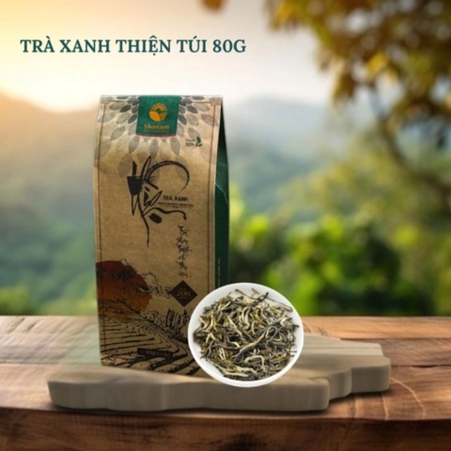 TRÀ XANH THIỆN TÚI 80G