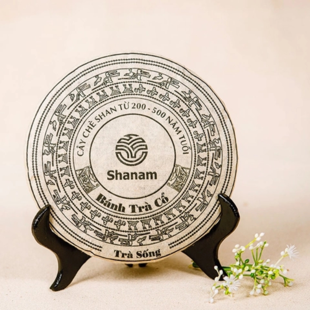 TRÀ VÀNG - BÁNH TRÀ SỐNG 2025 TÀ XÙA 1 TÔM -2 LÁ 300G BTR