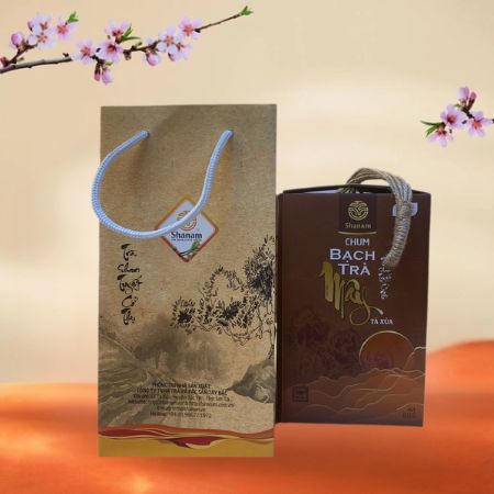 CHUM BẠCH TRÀ MÂY TÀ XÙA 1 TÔM - 2 LÁ 200G