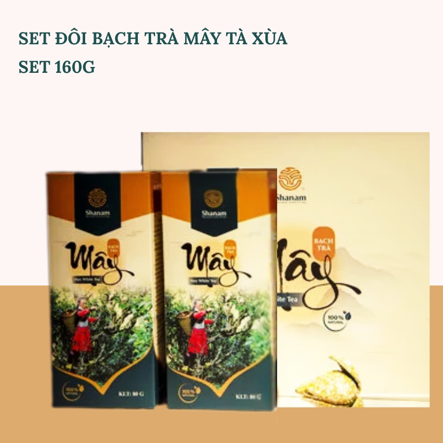 BẠCH TRÀ MÂY SET ĐÔI 160G