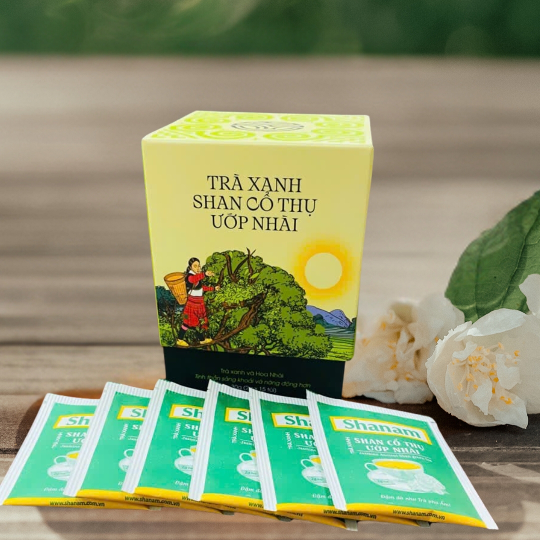TRÀ XANH ƯỚP NHÀI HỘP TÚI LỌC 30G