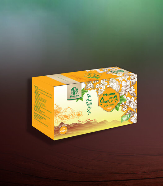 TRÀ XANH ƯỚP NHÀI HỘP TÚI LỌC 60G