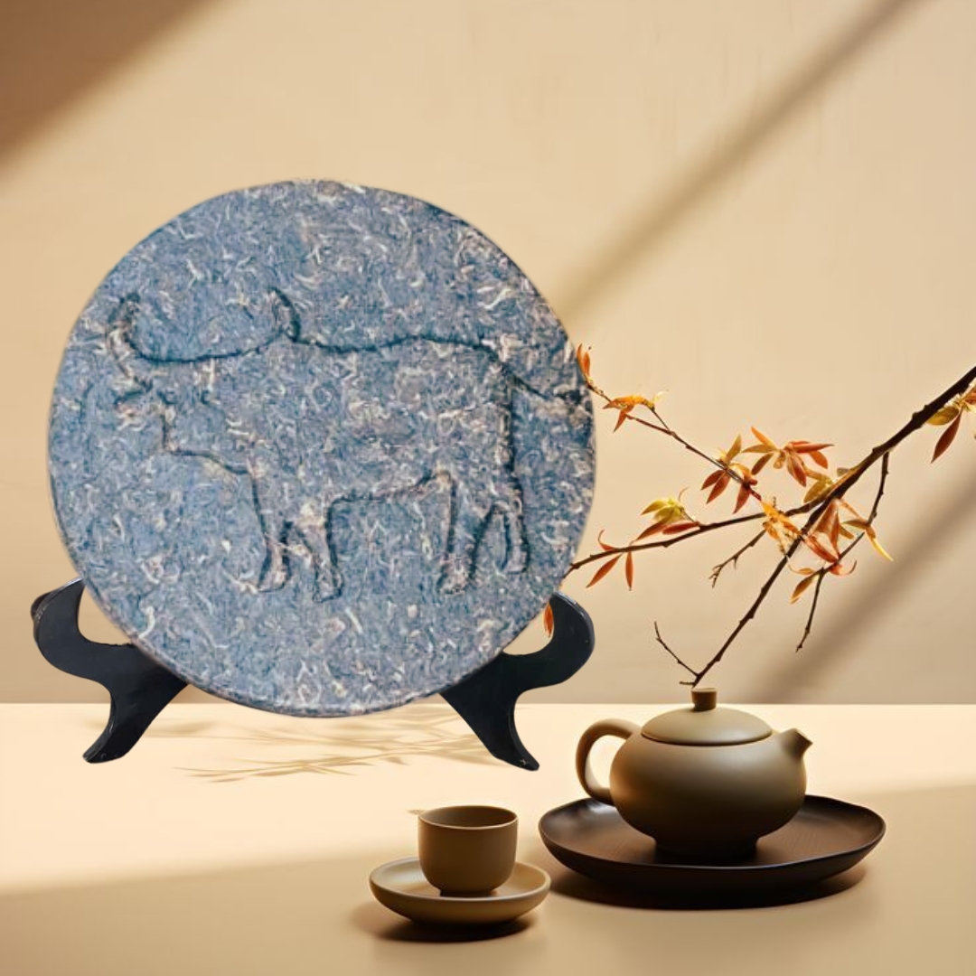 TRÀ VÀNG - BÁNH TRÀ SỐNG 2024 YÊN BÁI 1 TÔM - 2 LÁ 3,5KG BTR CON GIÁP SỬU