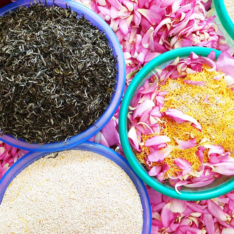 TRÀ XANH THIỆN ƯỚP SEN THƯỢNG HẠNG HỘP 80G