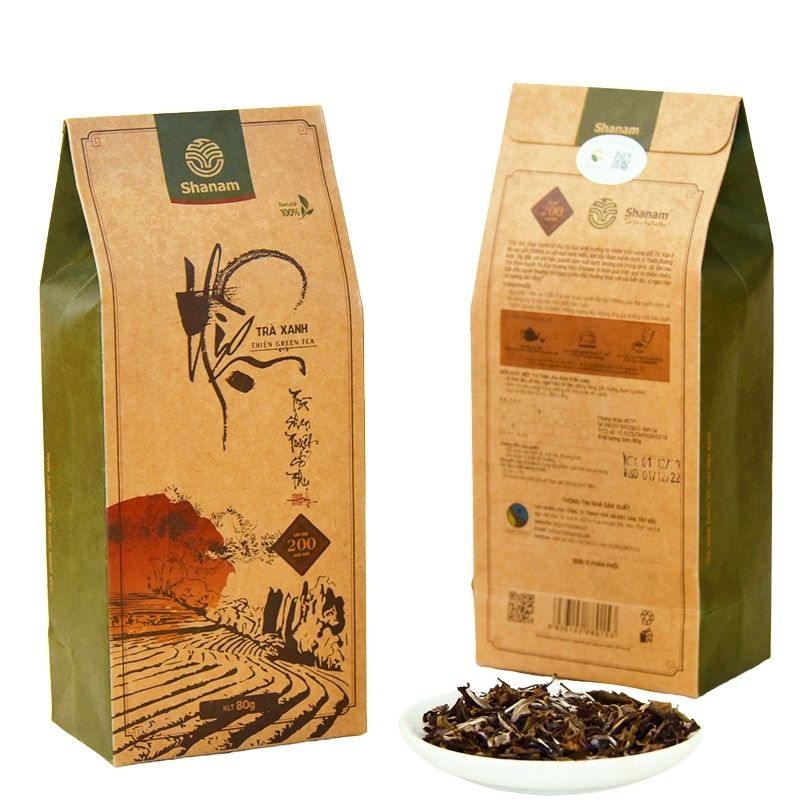 TRÀ XANH THIỆN TÚI 80G