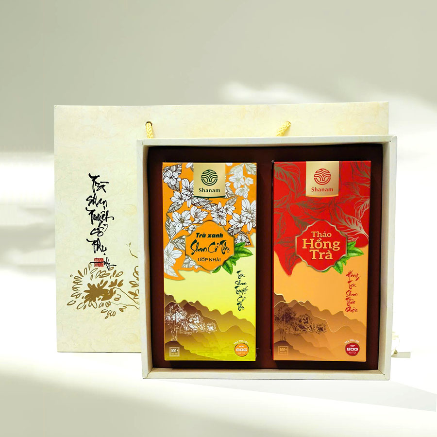 SÉT QUÀ: CÁT TƯỜNG (1H NHÀI 80G+ 1H THẢO 80G )