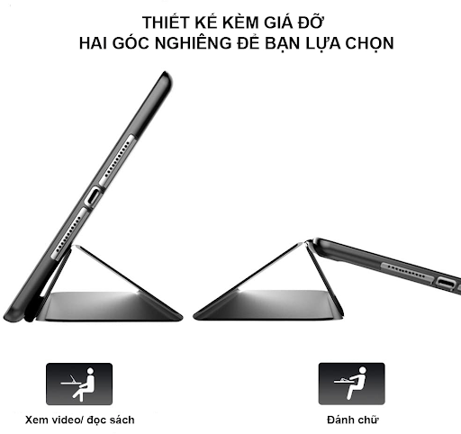 Bao Da iPad Smart Cover Có Khe Cắm Apple Pencil bảo vệ iPad tốt nhất