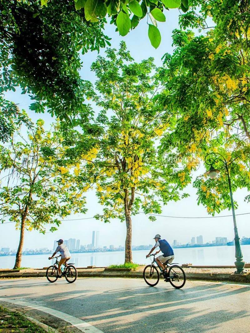 Những cung đường xe đạp yêu thích của người Hà Nội