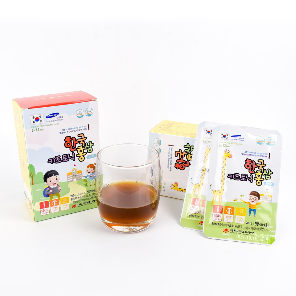 Hồng sâm trẻ em 2-5 tuổi hàn quốc giúp trẻ ăn ngon ngủ ngoan