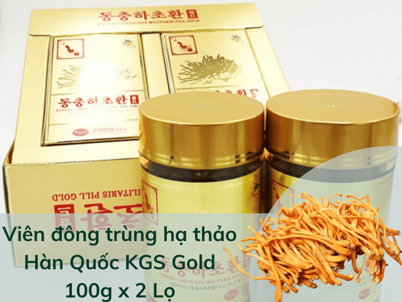 Viên Đông Trùng Hạ Thảo Hàn Quốc KGS Gold