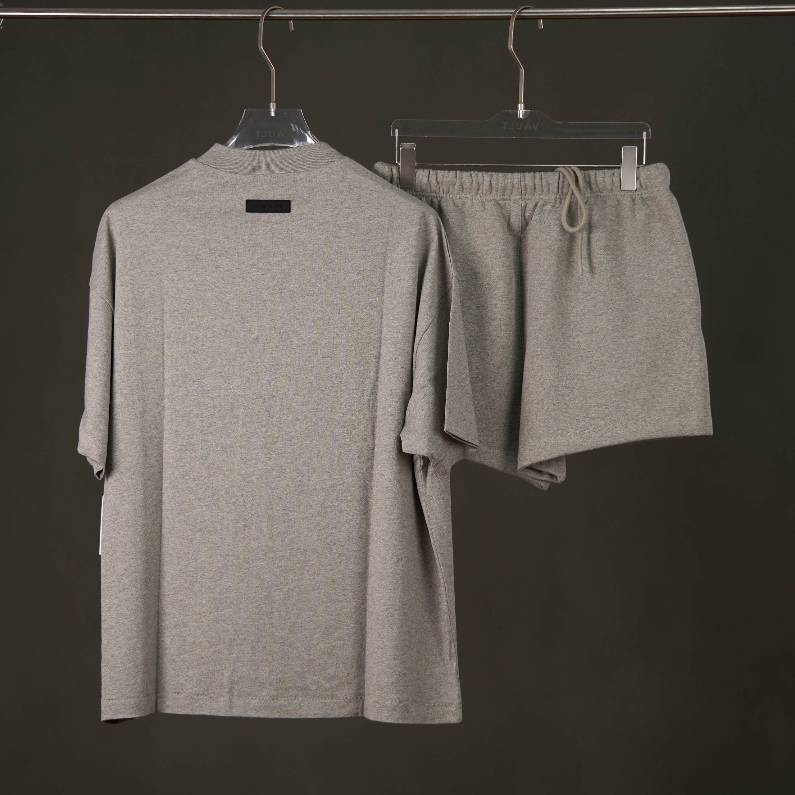 Short Fear Of God Dark Heather Oatmeal1