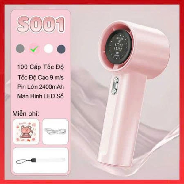 Quạt Cầm Tay S001 Mini Tốc Độ Cao