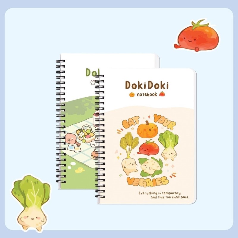 Sổ Lò Xo A5 Hải Tiến Doki Doki 200 Trang