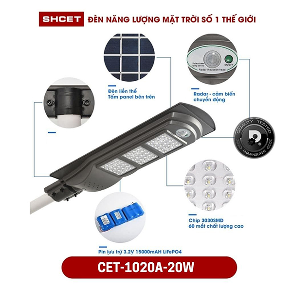 Đèn Solar CET-1060A