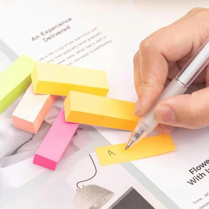 Giấy note phân trang 5 màu Deli 7154 (50x15mm)