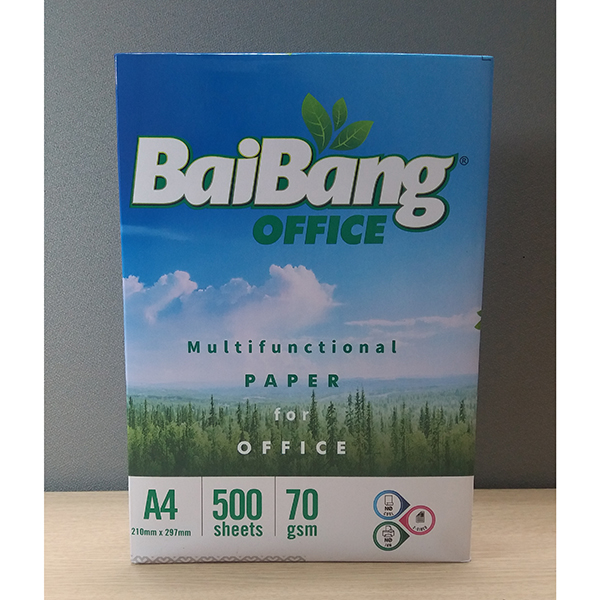 GIẤY A4 BÃI BẰNG XANH 70gsm